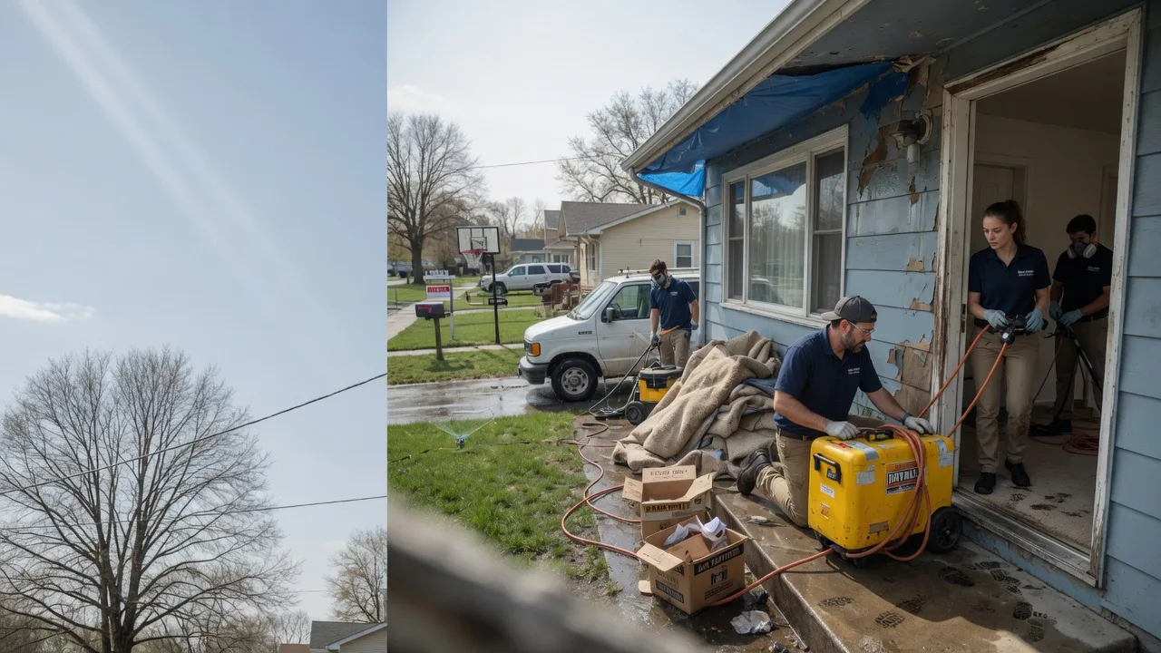 Basement Flood Cleanup in Saint Peter, IL near me